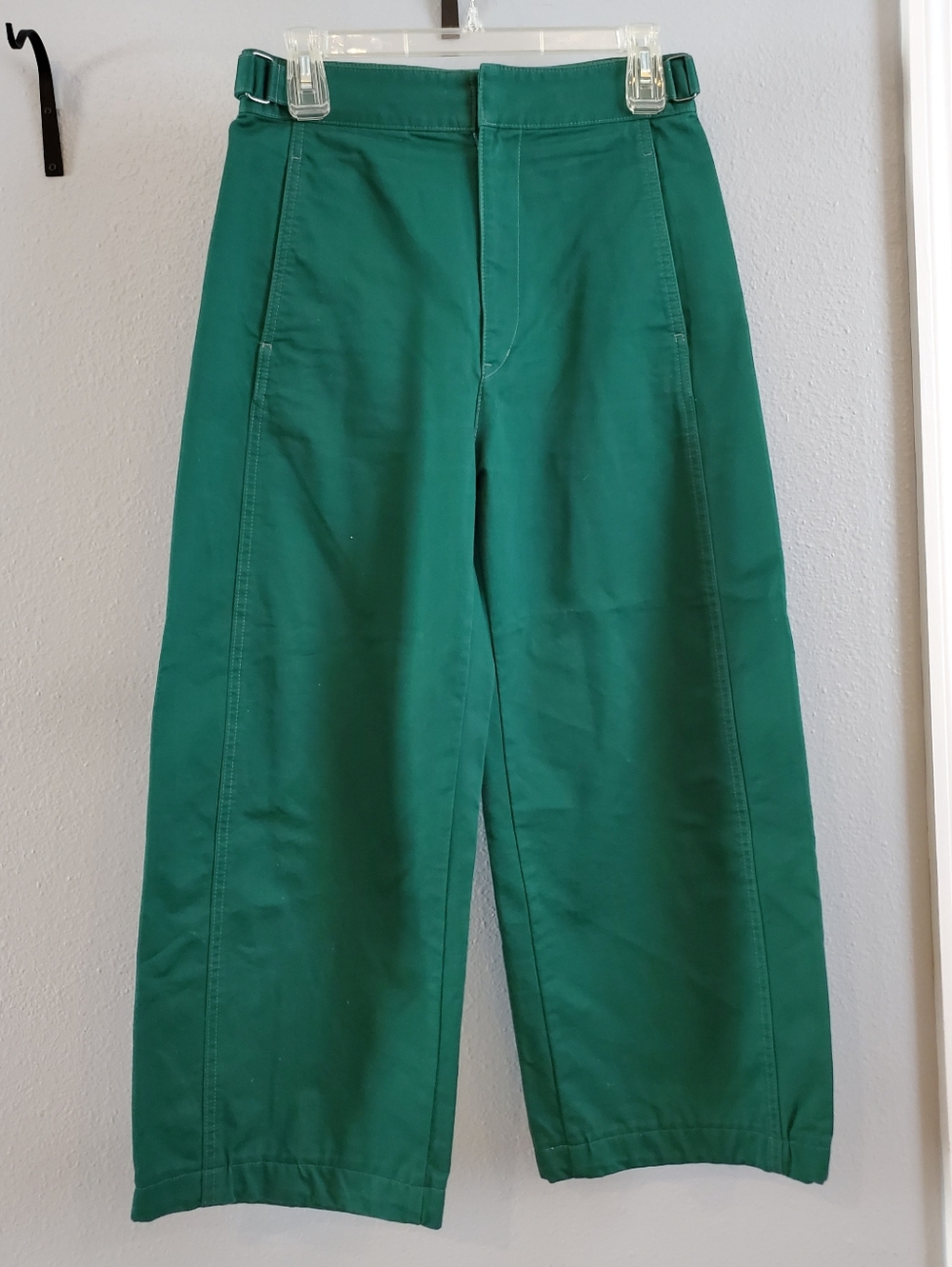 Uniqlo Wide Leg Pants Green 2